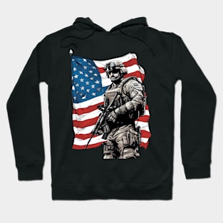 american soldier Hoodie